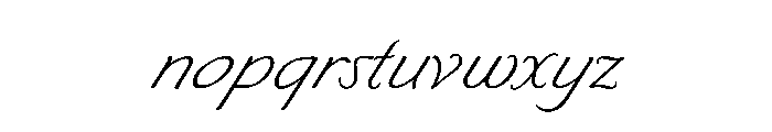 Byron Light Font LOWERCASE