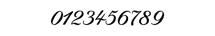 Byron Medium Font OTHER CHARS