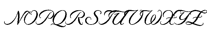 Byron Medium Font UPPERCASE