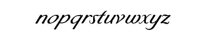 Byron Medium Font LOWERCASE