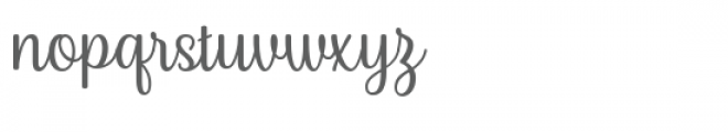 Byby Font LOWERCASE