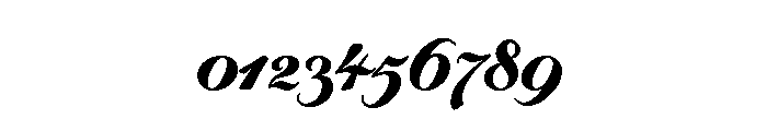 Byron Bold Swash Font OTHER CHARS