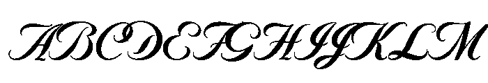 Byron Bold Font UPPERCASE