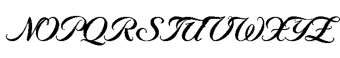 Byron Bold Font UPPERCASE