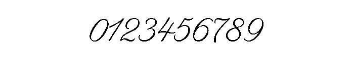 Byron Light Font OTHER CHARS