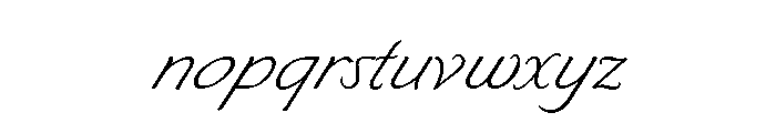 Byron Light Font LOWERCASE