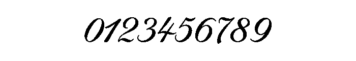Byron Medium Font OTHER CHARS
