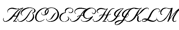 Byron Medium Font UPPERCASE