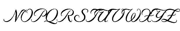 Byron Medium Font UPPERCASE