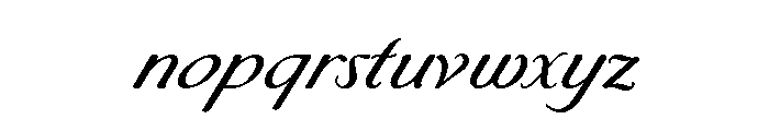 Byron Medium Font LOWERCASE