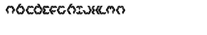 C13 HEX Font LOWERCASE