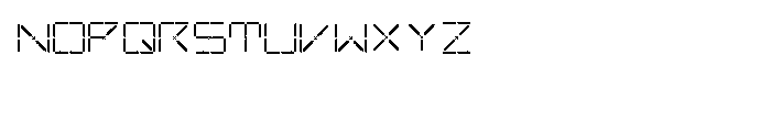 C13 LCD ALT Font UPPERCASE