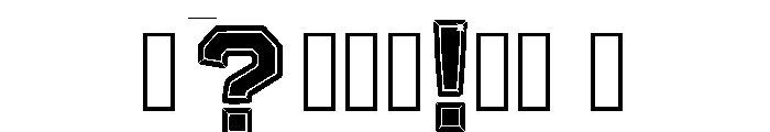 C0 Regular Font OTHER CHARS