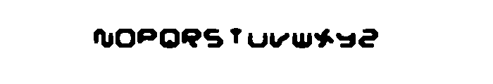 C Turing Font UPPERCASE