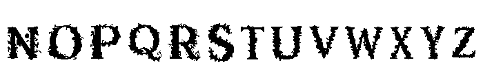 C20 Regular Font LOWERCASE