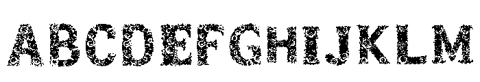 C22 Regular Font UPPERCASE