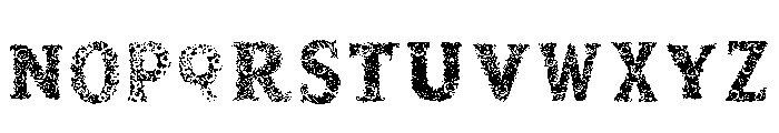 C22 Regular Font UPPERCASE