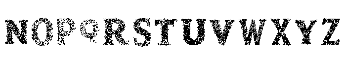 C22 Regular Font LOWERCASE