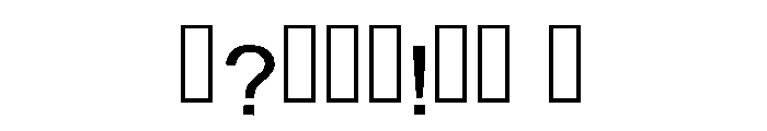 C5 Regular Font OTHER CHARS