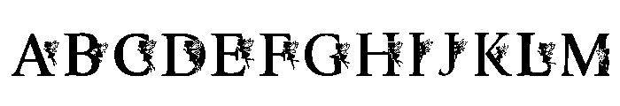 C6 Regular Font UPPERCASE