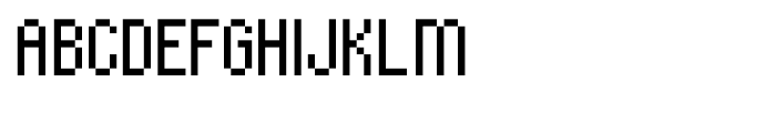 C64 Regular Font UPPERCASE