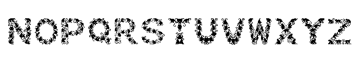C7 Regular Font UPPERCASE