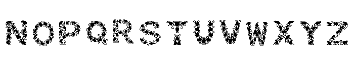 C7 Regular Font LOWERCASE