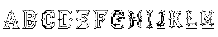 C9 Regular Font UPPERCASE