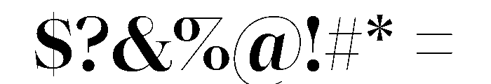 Caesura Regular Font OTHER CHARS