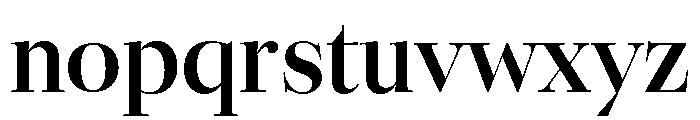 Caesura Regular Font LOWERCASE