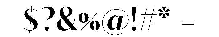 Caesura Semibold Font OTHER CHARS