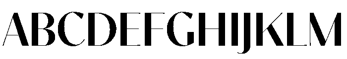 Caesura Semibold Font UPPERCASE