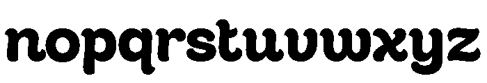 Cafe Romantique Bold Font LOWERCASE