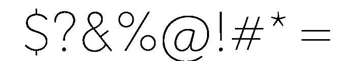 Cafe Romantique Extra Light Font OTHER CHARS