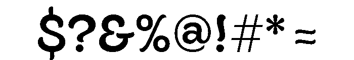 Cafe Romantique Medium Font OTHER CHARS