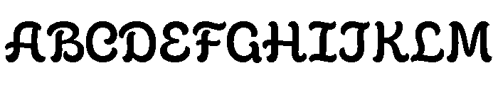 Cafe Romantique Medium Font UPPERCASE