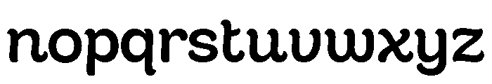 Cafe Romantique Medium Font LOWERCASE
