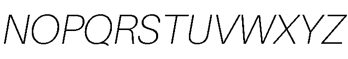 Cafe Romantique Thin Italic Font UPPERCASE