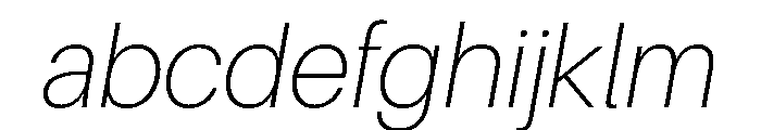 Cafe Romantique Thin Italic FONT