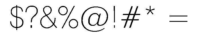 Cafe Romantique Thin Font OTHER CHARS