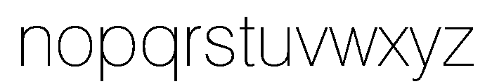 Cafe Romantique Thin Font LOWERCASE