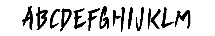 Callifont CoolGuy Bold Font UPPERCASE