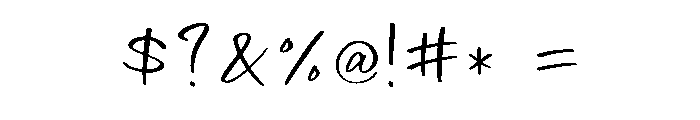 Callifont CoolGuy Light Font OTHER CHARS