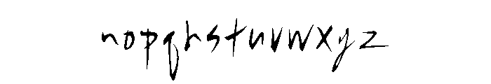 Callifont CoolGuy Light Font LOWERCASE