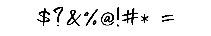 Callifont CoolGuy Medium Font OTHER CHARS