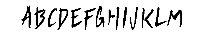 Callifont CoolGuy Medium Font UPPERCASE