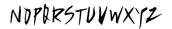 Callifont CoolGuy Medium Font UPPERCASE
