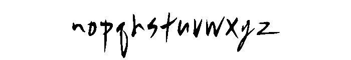 Callifont CoolGuy Medium Font LOWERCASE