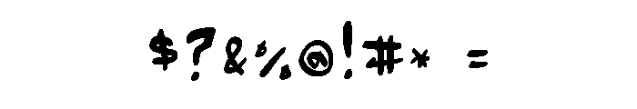 Callifont Daynote Brush Bold Font OTHER CHARS