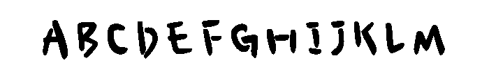 Callifont Daynote Brush Bold Font UPPERCASE
